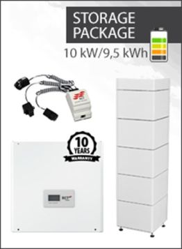RCT Power 10kW Omvormer + 9.5kWh Batterij Pakket