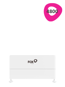 Fox ESS Fox ECS HV ECM4800-2H, 9.32kWh 1x Master 1x Slave (alleen voor H1 omvormers)
