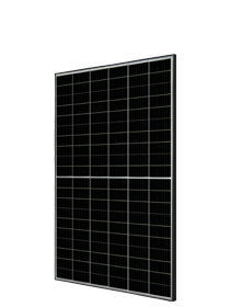 JA Solar 345W Mono MBB PERC Half-Cell (zwart frame / met lange kabel)