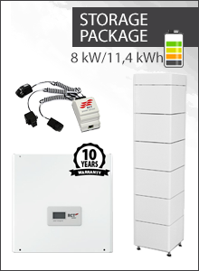 RCT Power 8 kW Omvormer + 11.4 kWh Batterij Pakket