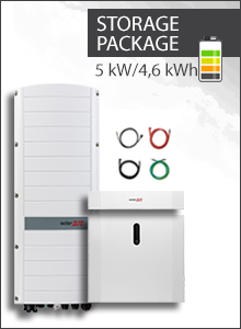 SolarEdge 5 kW 3fase RWS omvormer + 4,6 kWh batterij pakket