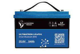 Ultimatron LiFePO4 Lithium Smart Accu Bluetooth BMS 25.6V 54Ah UBL-24-54